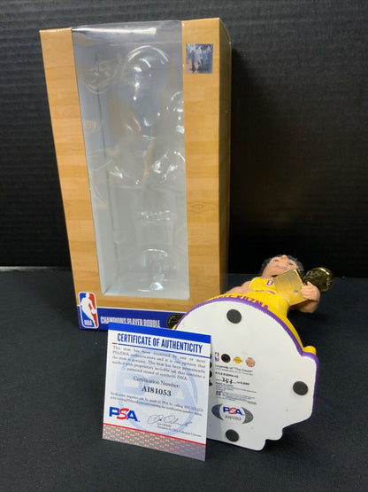 KYLE KUZMA LAKERS SIGNED CHAMPION BOBBLEHEAD "2020 NBA CHAMPS" PSA AI81053