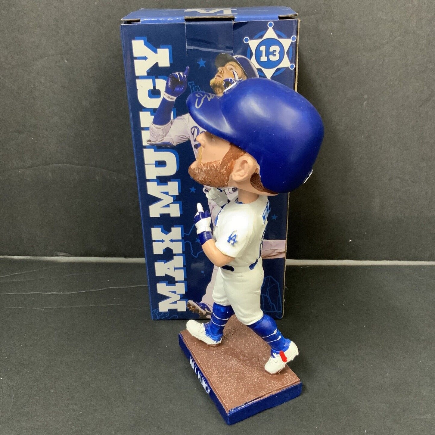 MAX MUNCY DODGERS SIGNED 2022 BOBBLEHEAD "GIANT KILLER" INSCRIPTION BAS WZ79291