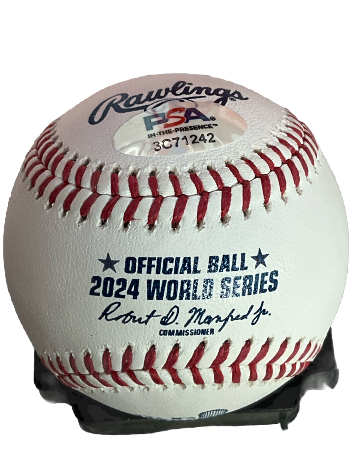 MICHAEL KOPECH SIGNED 2024 WORLD SERIES BASEBALL  "2024 WS CHAMPS"  PSA