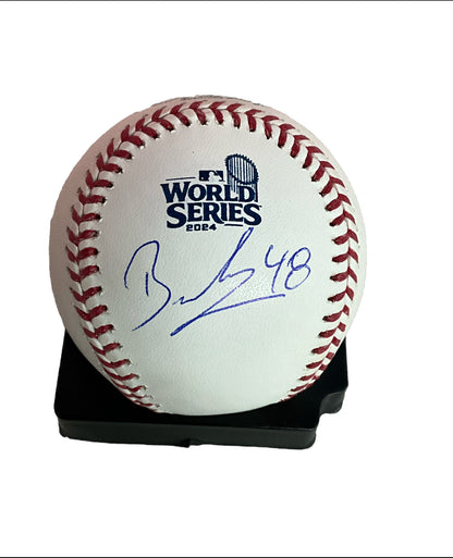 BRUSDAR GRATEROL DODGERS SIGNED 2024 WORLD SERIES BASEBALL  PSA