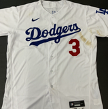 CHRIS TAYLOR SIGNED 2020 GAME USED DODGERS JERSEY "2020 WS CHAMPS" MLB VS399415