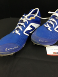 EDWIN RIOS DODGERS ROOKIE SIGNED AND INSCRIBED GAME USED CLEATS PSA RG15859 / 60