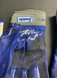 MAX MUNCY DODGERS SIGNED GAME USED BATTING GLOVES PSA WITNESS COA 9A99366/67