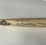 DJ PETERS DODGERS TIGERS FULL NAME SIGNED GAME USED OLD HICKORY BAT PSA RG29229