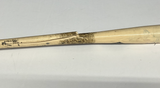 DJ PETERS DODGERS TIGERS FULL NAME SIGNED GAME USED OLD HICKORY BAT PSA RG29235