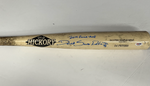 DJ PETERS DODGERS TIGERS FULL NAME SIGNED GAME USED OLD HICKORY BAT PSA RG29233