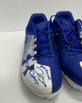 DJ PETERS DODGERS TIGERS FULL NAME SIGNED GAME USED CLEATS PSA RG29218/19