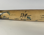 CHRIS TAYLOR DODGERS SIGNED GAME USED VICTUS BAT "2021 GAME USED" IN BAS WW26555