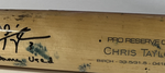 CHRIS TAYLOR DODGERS SIGNED GAME USED VICTUS BAT "2021 GAME USED" IN BAS WW26555