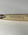DJ PETERS DODGERS TIGERS FULL NAME SIGNED GAME USED OLD HICKORY BAT PSA RG29231
