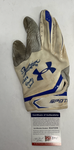 DJ PETERS DODGERS FULL NAME SIGNED GAME USED BATTING GLOVES PSA 8A57236/37