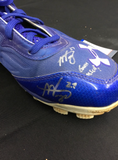 ALEX VERDUGO DODGERS BOSTON RED SOX SIGNED GAME USED CLEATS PSA AH22076 / 77