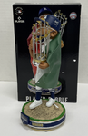 JULIO URIAS DODGERS SIGNED 2020 WS FOCO FLAG BOBBLEHEAD "LAST OUT" BAS WX95695