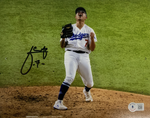 JULIO URIAS DODGERS SIGNED 2020 WORLD SERIES LAST OUT 8X10 PHOTO BECKETT