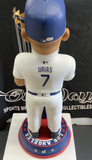 10/15 JULIO URIAS SIGNED DODGERS 2020 WS 3FT BOBBLEHEAD "CHAMPS HECHO MEXICO BAS