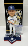 MAX MUNCY DODGERS SIGNED FOCO 2020 WS CHAMPIONSHIP BOBBLEHEAD PSA 9A67977