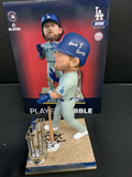 MAX MUNCY DODGERS SIGNED FOCO CHAMPIONSHIP BOBBLEHEAD "GAME 5 BOMB" PSA 9A99280