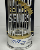 MAX MUNCY SIGNED DODGERS FOCO 12" REPLICA TROPHY "2020 WS CHAMPS" PSA 1C89555