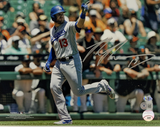 MAX MUNCY DODGERS SIGNED GET IT OUT OF THE OCEAN 11X14 PHOTO VS BUMGARNER BAS