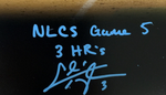 CHRIS TAYLOR DODGERS SIGNED 16X20 PHOTO EDIT "NLCS GAME 5 3 HR'S" INS BAS ITP