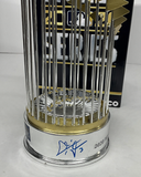 CHRIS TAYLOR SIGNED DODGERS FOCO 12" REPLICA TROPHY "2020 WS CHAMPS" BAS WW26636
