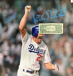 KIRK GIBSON DODGERS SIGNED 20X30 STRETCHED 88 WS WALKOFF HR CANVAS BAS W140627