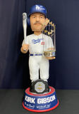 9/10 KIRK GIBSON SIGNED DODGERS 1988 EXCLUSIVE 3FT BOBBLEHEAD 3 INSCRIPTIONS BAS