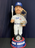 4/10 KIRK GIBSON SIGNED DODGERS 1988 EXCLUSIVE 3FT BOBBLEHEAD 3 INSCRIPTIONS BAS