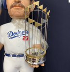 4/10 KIRK GIBSON SIGNED DODGERS 1988 EXCLUSIVE 3FT BOBBLEHEAD 3 INSCRIPTIONS BAS