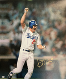 KIRK GIBSON DODGERS 1988 WORLD SERIES CHAMPION SIGNED 22X28 CANVAS PSA AI33540