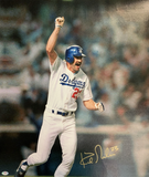 KIRK GIBSON DODGERS 1988 WORLD SERIES CHAMPION SIGNED 22X28 CANVAS PSA AI33542