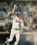 KIRK GIBSON DODGERS 1988 WORLD SERIES CHAMPION SIGNED 20X24 CANVAS PSA AI33549
