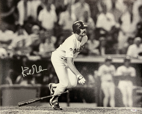 KIRK GIBSON DODGERS 1988 WORLD SERIES CHAMPION SIGNED 20X24 CANVAS PSA AI33536