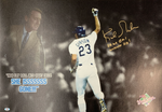 KIRK GIBSON DODGERS SIGNED 22X32 CANVAS "88 WS GM 1 WALK OFF HR" INS PSA AI33529