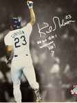 KIRK GIBSON DODGERS SIGNED 22X32 CANVAS "88 WS GM 1 WALK OFF HR" INS PSA AI33528