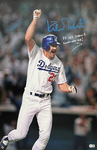 KIRK GIBSON DODGERS SIGNED 20X30 STRETCHED CANVAS "88 WS GM1 WALKOFF BAS W140630