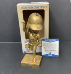 DODGERS KIRK GIBSON SIGNED LE GOLD BOBBLEHEAD "88 WS WALKOFF HR" INS BAS WE78111