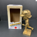 DODGERS KIRK GIBSON SIGNED LE GOLD BOBBLEHEAD "88 WS WALKOFF HR" INS BAS WE78113