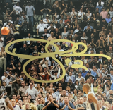 5X NBA CHAMPION DEREK FISHER LAKERS SIGNED 11X14 PHOTO 0.4 SECONDS SHOT GOLD BAS