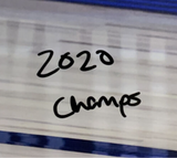 KYLE KUZMA LAKERS SIGNED 11X14 DRIBBLING PHOTO "2020 CHAMPS" INSCRIPTION PSA