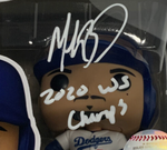 MOOKIE BETTS SIGNED LOS ANGELES DODGERS FUNKO POP "2020 WS CHAMPS" PSA AM65087