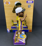 ROBERT HORRY SIGNED LAKERS 3X CHAMPION LIMITED EDITION FOCO BOBBLEHEAD BLK BAS