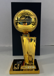 DEREK FISHER ROBERT HORRY SIGNED 12" LAKERS 17X NBA CHAMPIONS TROPHY BAS W128474