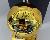 DEREK FISHER ROBERT HORRY SIGNED 12" LAKERS 17X NBA CHAMPIONS TROPHY BAS W128476