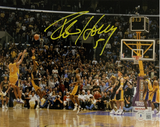 7X NBA CHAMPION ROBERT HORRY LAKERS SIGNED 8X10 PHOTO 1.3 SECONDS SHOT BECKETT