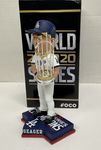 COREY SEAGER DODGERS SIGNED FOCO 2020 WORLD SERIES CHAMP BOBBLEHEAD FNTC A268006