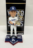 COREY SEAGER DODGERS SIGNED FOCO 2020 WORLD SERIES CHAMP BOBBLEHEAD FNTC A268006