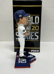 COREY SEAGER DODGERS SIGNED FOCO 2020 WORLD SERIES CHAMP BOBBLEHEAD PSA AK75880