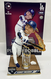 COREY SEAGER DODGERS SIGNED FOCO 2020 WORLD SERIES FLAME BOBBLEHEAD JSA AC02195