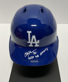 CLAYTON KERSHAW SIGNED FULL SIZE DODGERS HELMET "2020 WS CHAMPS" INS BAS W341036